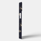 Aangepaste naam Zwart Mystic Zodiac Cancer Case-Mate iPhone Case (Achterkant / Rechts)