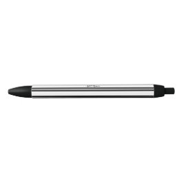 Aangepaste naam Zwart patroon Elegante stijlvolle Zwarte Inkt Pen