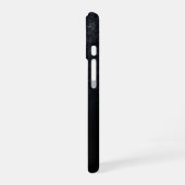 Aangepaste naam Zwart verloop iPhone 16 Hoesje (Linkerkant)