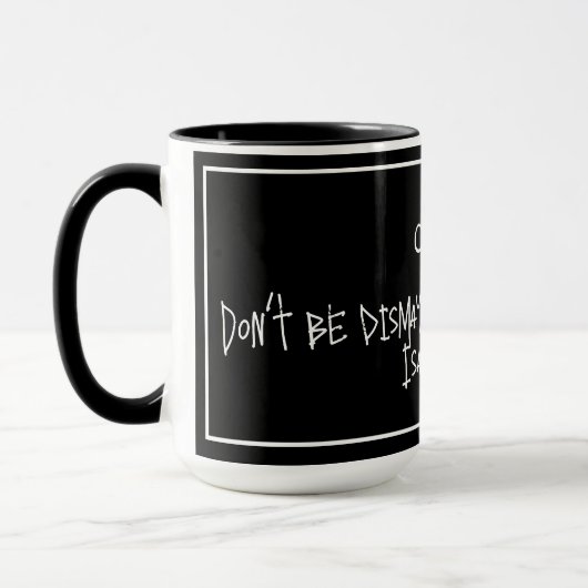 Aangepaste naam zwart & wit beker met bijbel vers mok (Links)