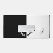 Aangepaste naam zwart-wit bureaumat (Keyboard & Muis)