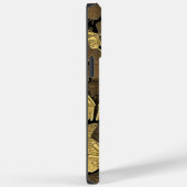 Aangepaste naam zwarte en goudvlinder Case-Mate iPhone case (Achterkant / Rechts)