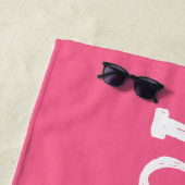 Aangepaste naam Zwembad Verjaardag Gepersonaliseer Strandlaken (In situ)