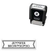 Aangepaste naambanner zelfinktende stempel (In situ)