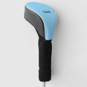 Aangepaste naamcollage sportlettertype gepersonali golfheadcover (Schuin)