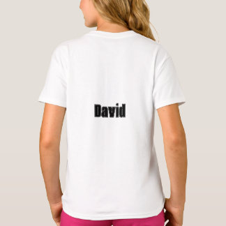 Aangepaste naamcollage sportlettertype gepersonali t-shirt