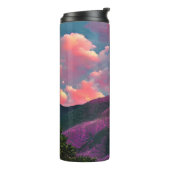 Aangepaste naamgloed van de avond thermosbeker (Gedraaid links)