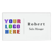 Aangepaste naamkaart met Logo Naambadge (Voorkant)