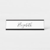 Aangepaste naamkalligrafie bureau naambordje (Voorkant)