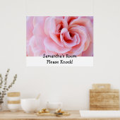 Aangepaste naamKAMER Knock! poster voor kunstafdru (Keuken)