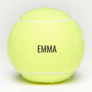 Aangepaste naamkleur tennisballen
