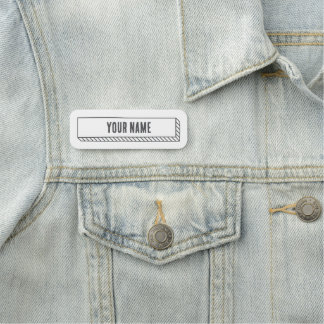 Aangepaste naamlabel – Handgetekend etiket Naamplaatje