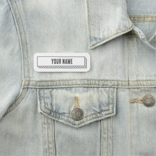 Aangepaste naamlabel – Handgetekend etiket Naamplaatje (In situ)
