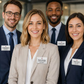 Aangepaste naamlabels | Gepersonaliseerde bedrijfs Naamplaatje