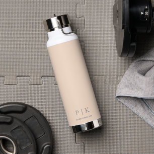 Aangepaste naammonogram 25oz waterfles