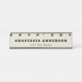 Aangepaste naamplaat | Gepersonaliseerde bureaunaa (Voorkant)