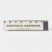 Aangepaste naamplaat | Gepersonaliseerde bureaunaa (Voorkant)