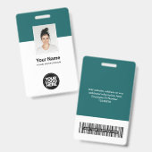 Aangepaste naamplaatjes voor bedrijfsmedewerkers badge (Voor- en achterkant)