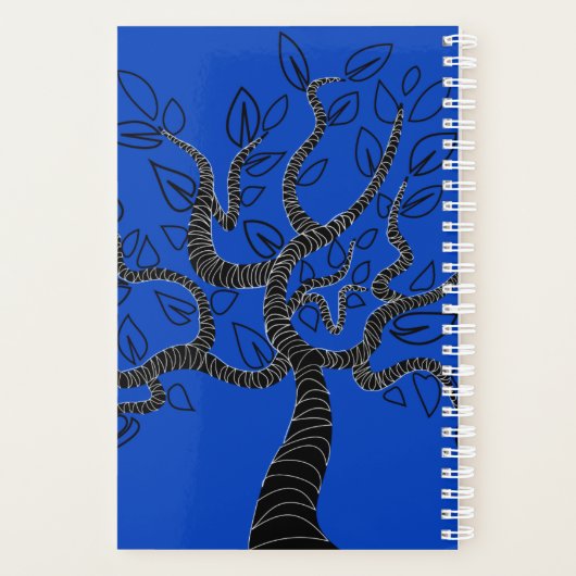 Aangepaste naamplanner met levensstructuur planner (Achterkant)