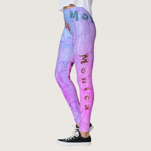 Aangepaste naamrechten leggings (Links)