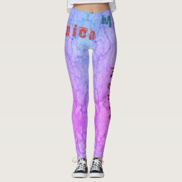 Aangepaste naamrechten leggings