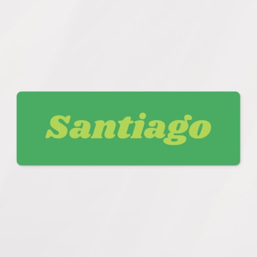 Aangepaste naamsticker labels (Design 2)