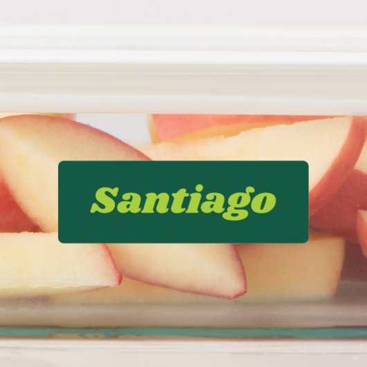 Aangepaste naamsticker labels (Aangebracht)