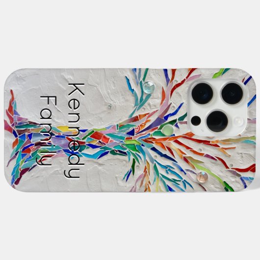 Aangepaste naamstructuur Case-Mate iPhone case (Achterkant (horizontaal))