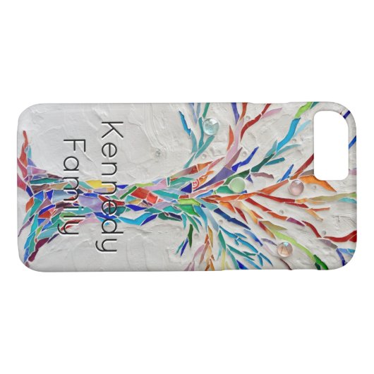 Aangepaste naamstructuur Case-Mate iPhone case (Achterkant (Horizontaal))