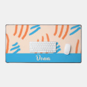 Aangepaste naamsverflijnen gevlochten bureaumat (Keyboard & Muis)