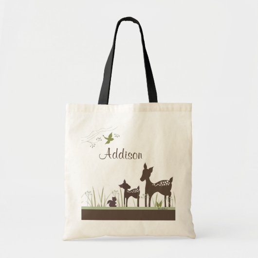 Aangepaste naamzak tote bag (Voorkant)