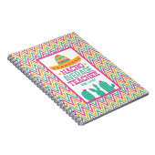 Aangepaste Nacho gemiddelde leraar Funny Cactus Notitieboek (Rechterzijde)