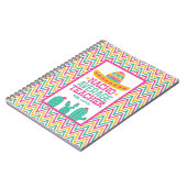 Aangepaste Nacho gemiddelde leraar Funny Cactus Notitieboek (Linkerzijde)