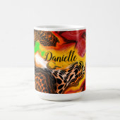 Aangepaste najaarkleuren Abstracte kleuren voor he Koffiemok (Center)