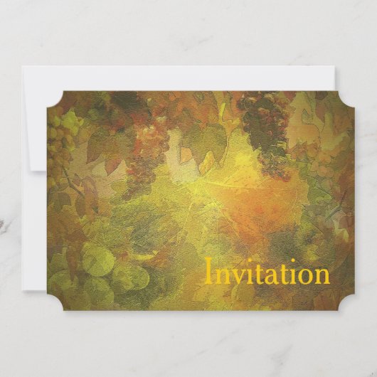 Aangepaste najaarsuitnodiging kaart (Voorkant)