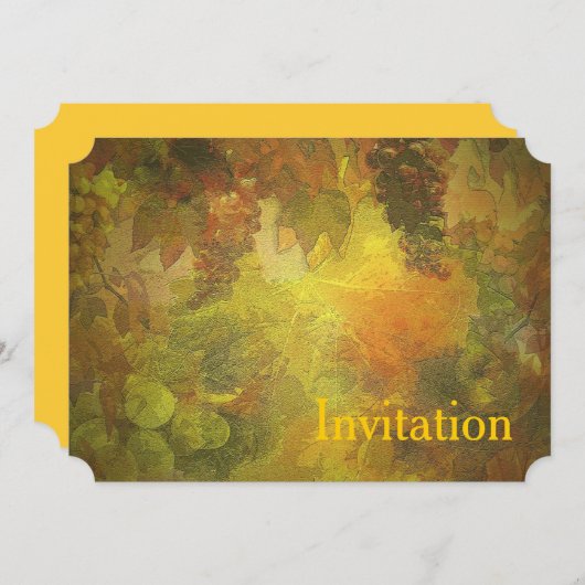 Aangepaste najaarsuitnodiging kaart (Voorkant / Achterkant)