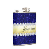 Aangepaste nakomelingen, goud, diamanten heupfles (Rechts)