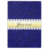 Aangepaste nakomelingen, goud, diamanten klembord (Achterkant)