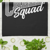 Aangepaste NAME Cheerleader School Varsity Cheer S Theedoek (Gevouwen)