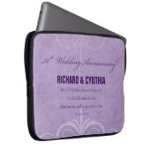 Aangepaste namen, 50e Jubileum voor bruiloft naar  Laptop Sleeve (Voorkant Rechts)