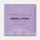 Aangepaste namen, 50e Jubileum voor bruiloft naar  Magneet (Voorkant)