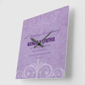 Aangepaste namen, 50e Jubileum voor bruiloft naar  Vierkante Klok (Hoek)