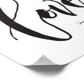 Aangepaste namen Christelijk Huwelijk Corinthiërs  Poster (Hoek)