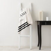 Aangepaste namen en achternaam Mr en Mrs Gift Sherpa Deken (In situ)