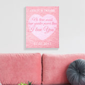 Aangepaste namen en datumcanvasafdruk canvas afdruk (Insitu (Woonkamer))