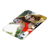 Aangepaste namen en foto's LOVE Magneet (Linkerzijde)