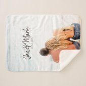 Aangepaste namen en jaar | Stolen Moments Sherpa Deken (Voorkant (horizontaal))