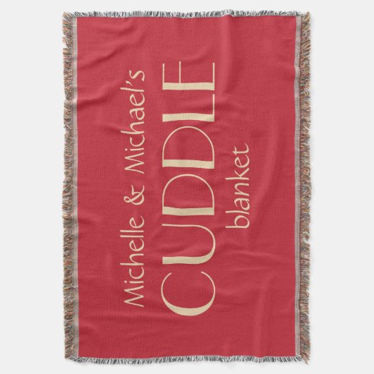 Aangepaste namen en SNUGGLE-deken voor kleuren Deken (Voorkant Verticaal)