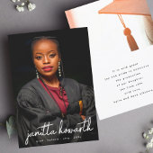 Aangepaste namen Fotosjabloon Afstuderen Universit Aankondiging