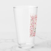 Aangepaste namen, Girly Galentine's Day Pint Glass Glas (Rechts)